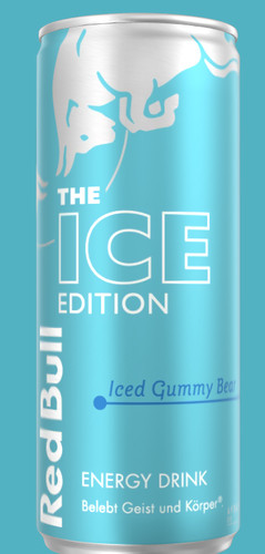 Iced gummy bear red - iced,