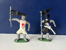 Swoppets 2 HONG KONG Kreuz-/Topfhelm-Ritter schwarze Fahnen 1970er sh. Bild