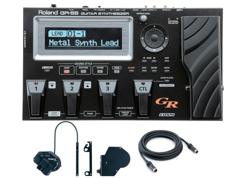 Roland 55gk gitarre - roland, gr-55gk-bk