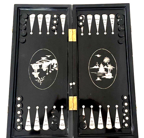 Backgammon/Schach/antik/chines