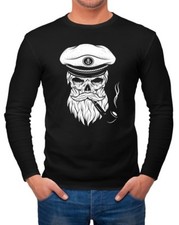 Herren Longsleeve Totenkopf