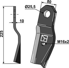 Mulchmesser Passend für Röll
