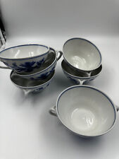 6 Stück Zwiebelmuster Suppenschüsseln Bavaria Germany ca 12,2 cm 5,8 cm Hoch