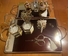 Nisan Tepsisi Verlobungstablett Set Gold Damat Kahvesi