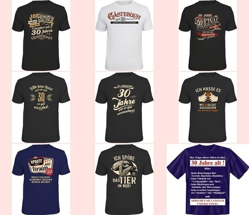 Geburtstag herren shirt - 30.geburtstag,