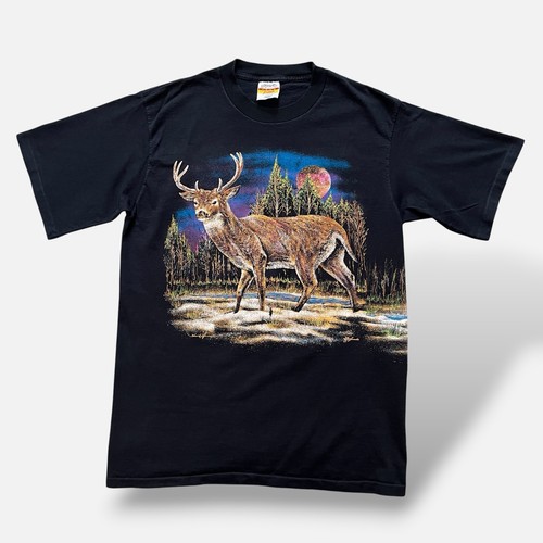 Vintage 90er hirsch natur - hirsch,