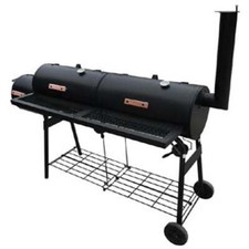 Holzkohlegrill Smoker BBQ Barbecue Grillwagen Standgrill Räucherofen vidaXL