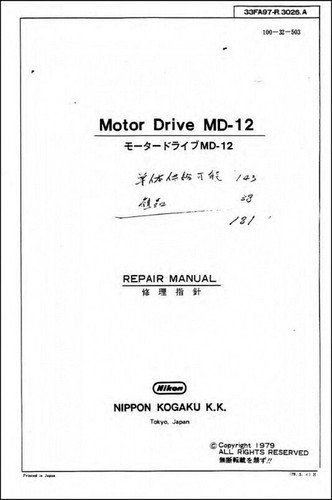 Nikon motor drive - motor,