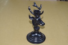 Leuchter Kerzenständer 20 cm Hirsch Kandelaber Weihnachtsdekoration schwarz