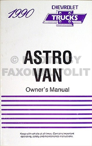 1990 chevrolet astro - 1990, van