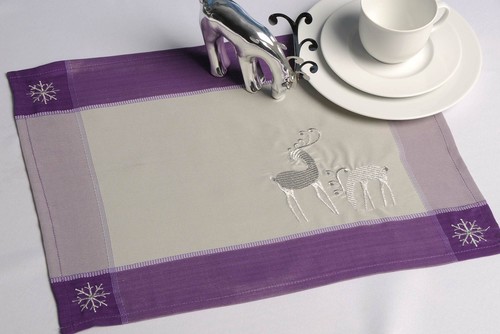 Jacquard platzset weihnachten - jacquard,