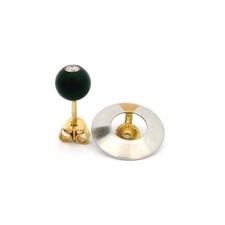 Einzelner Ohrstecker Gelbgold