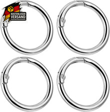 Rundkarabiner 25mm Edelstahl