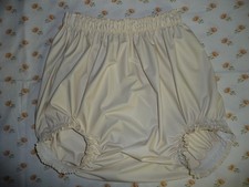 Gummihose, Windelhose, Inkontinenzhose, Elfenbeinweiß, Gummi 0,3 mm Gr. XXL