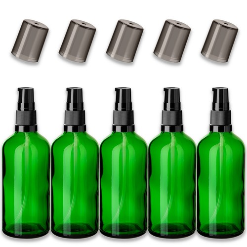 Grüne glasflasche 100 ml - 100,