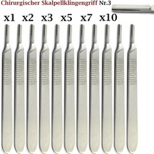Chirurgischer Skalpellgriff Nr 3 Skalpellhalter Skalpellklingengriff Messer