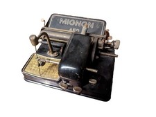 AEG Mignon Modell 4 Einhandschreibmaschine Schreibmaschine Antik
