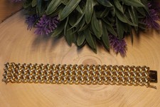 Henkel Grossé - Teppicharmband - Armband vergoldet Vintage, goldfarben Damen