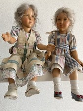 Zwei Original Regina Sandreuter Holzpuppen