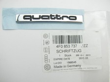 New Genuine *QUATTRO* Deck Lid