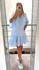 Trendy Minikleid Damen Pastell