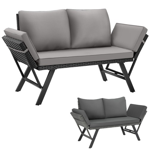 Rattan loungesofa liege - rattan-loungesofa,