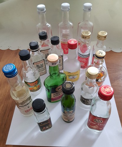 Miniatur schnapsflaschen - miniatur,
