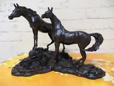 Bronze Pferde- Skulptur, "Intruder", Franklin Mint, 29x18x20 cm