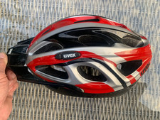 UVEX Boss EVO Helm Fahrrad MTB Touring rot schwarz Gr. 55-60cm Top Zustand!