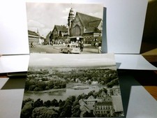 Stralsund. 2 x Alte Ansichtskarte / Postkarte s/w, gel. 1972 u. ungel. 1968. 1 x