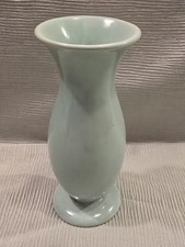 Vintage Keramikvase hellgrün – Craquelé Glasur – Form 083 – ca. 17 cm