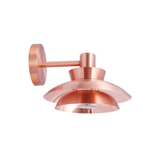 Lucande Außenwandleuchte Wandlampe Außenlampe Edelstahl kupferfarben E14 IP44