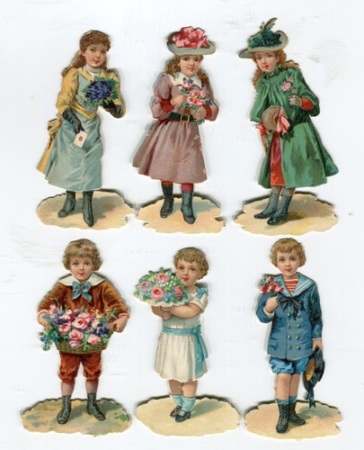 Glanzbilder oblaten scraps - oblaten,