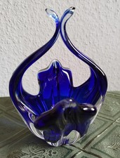 Glas Korb Schale Bohemia 0,55
