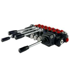 Steuerventil Hydraulik Monoblockventil 40L 7fach 7xDW 2xKreuzhebel/Joystick HT