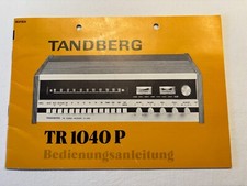 Bedienungsanleitung (Original!!) für TANDBERG TR 1040 P