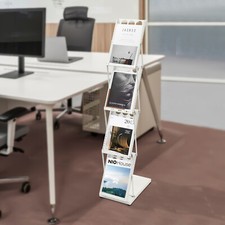 4 Etagen Weiß Faltbarer