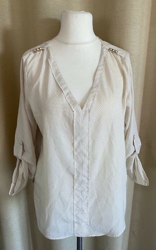 Modische zara bluse creme mit - zara,