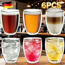 6 Stück Doppelwandgläser