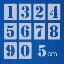 Zahlenschablonen Set Nr.5 /