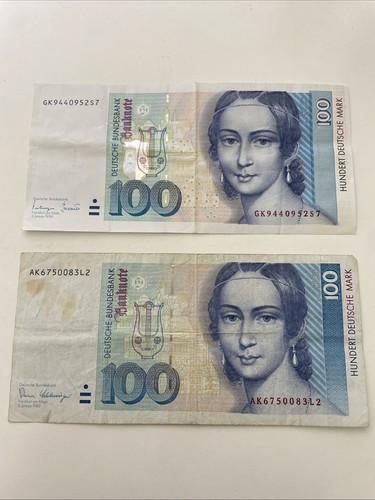 100 deutsche mark - x,