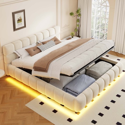 160 180x200cm polsterbett led - 160/180x200cm,