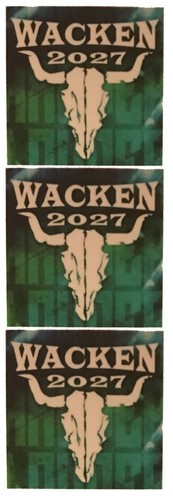 Wacken 2027 aufkleber - ...,