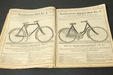 Alter Ariadne Fahrräder Katalog Fahrrad 1910 Franz Verheyen bicycle Haushalt ua.