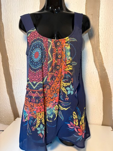 Desigual marineblaues buntes