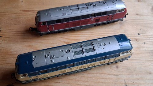 Märklin 2x dieselloks - h0,