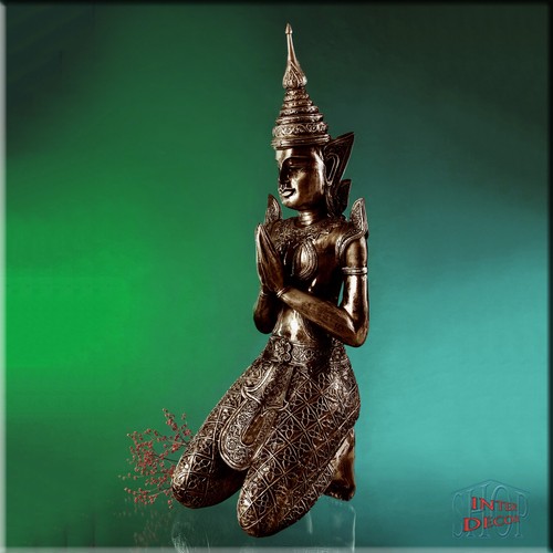 Statue figur buddha - statue, xl