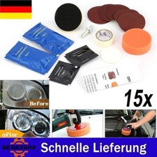 Politur Aufbereitung Auto Frontscheinwerfer Reparatur Polier Set Scheinwerfer