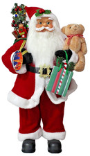 XXL Weihnachtsmann Deko Figur