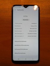 Samsung Galaxy A20e 32GB LTE Schwarz ohne Simlock | Zustand: Sehr gut